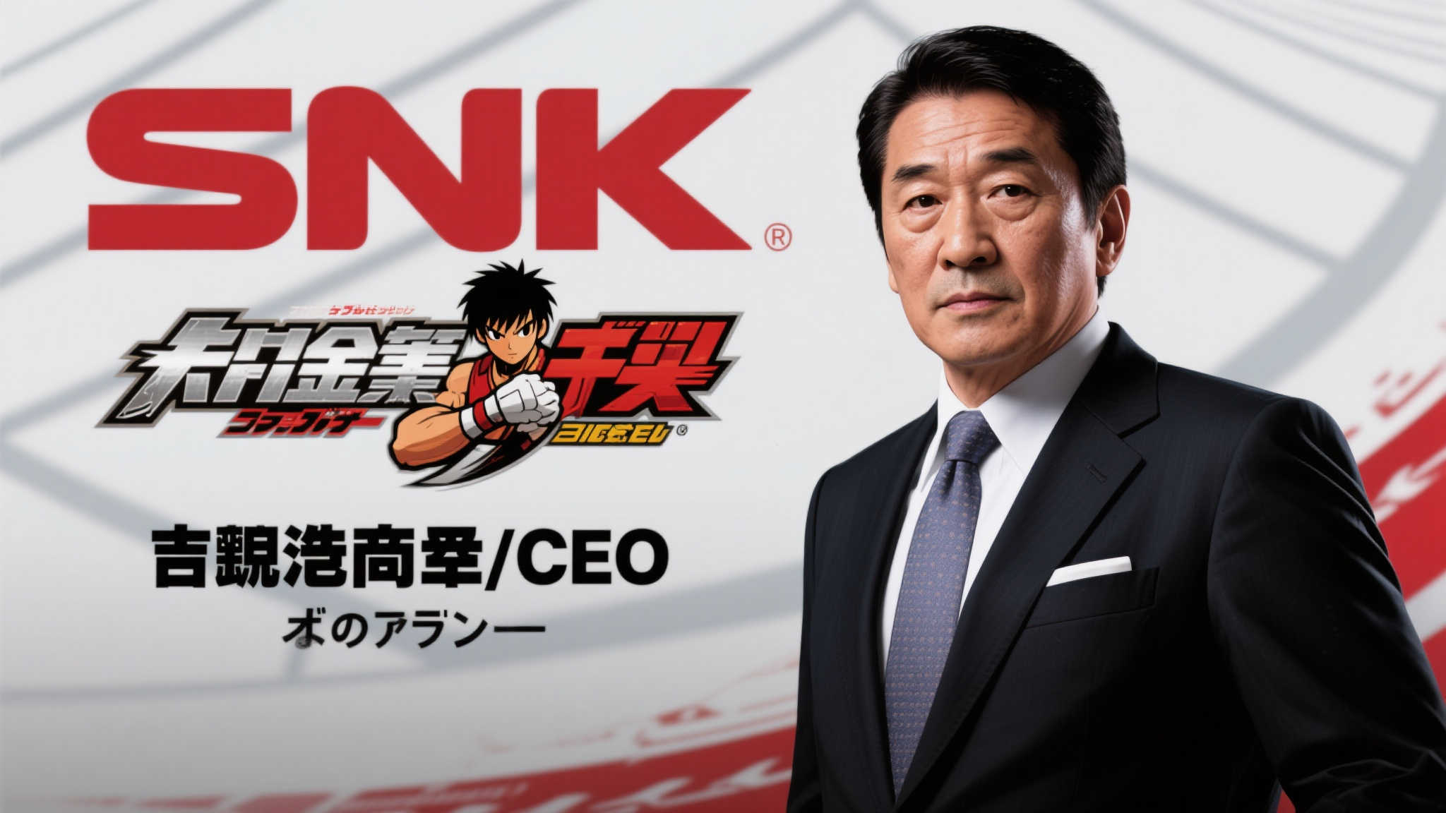 SNK宣布CEO松原健二卸任,转任公司顾问 SNK宣布CEO松原健二卸任,转任公司顾问